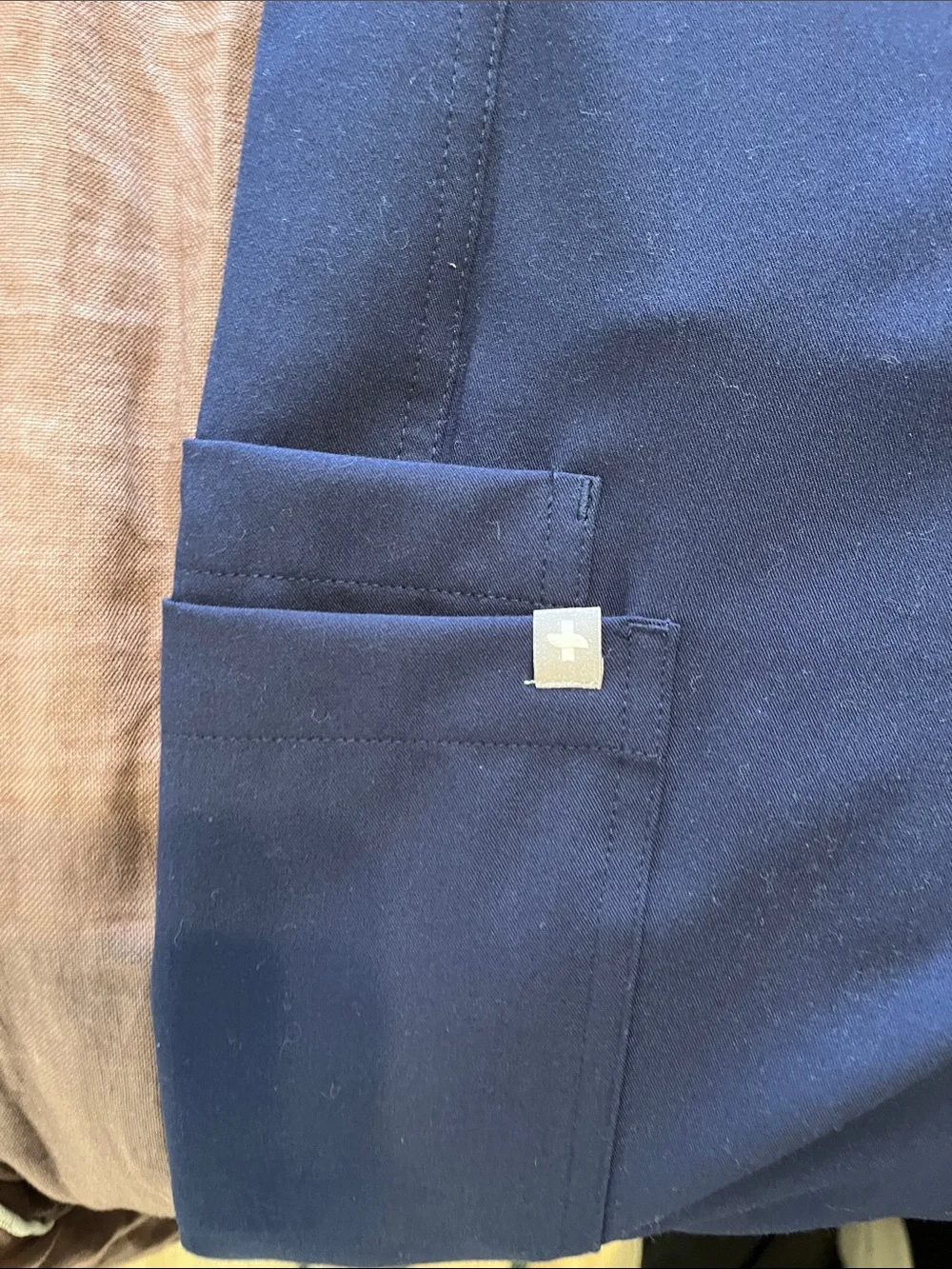 Figs Navy Medical Scrub Top & Pants